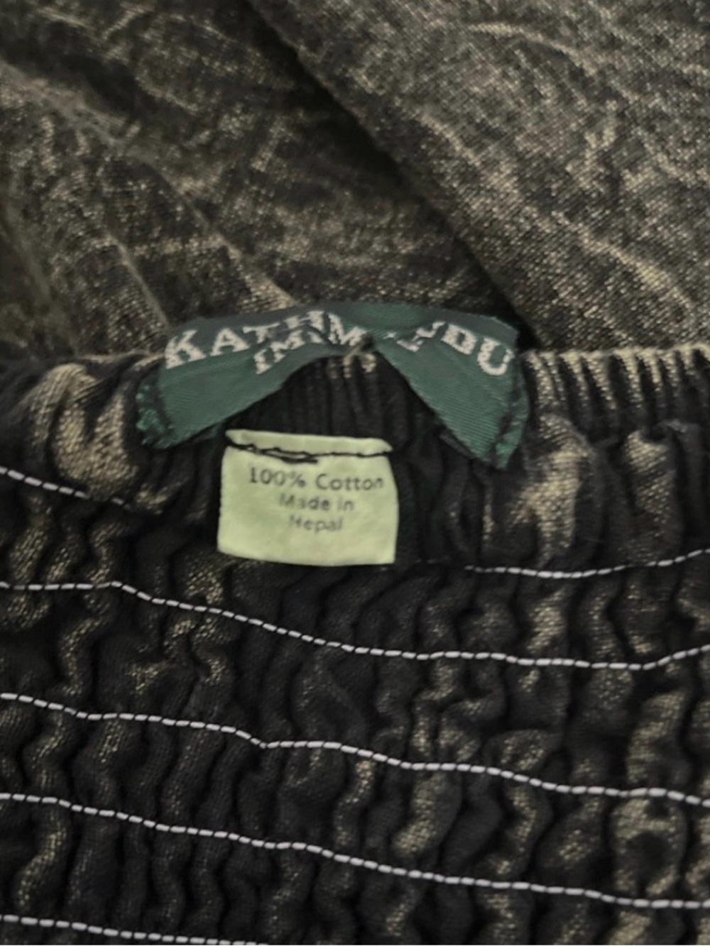Kathmandu Olive Green Smocked Waist Harem Pants. - Picture 4 of 4